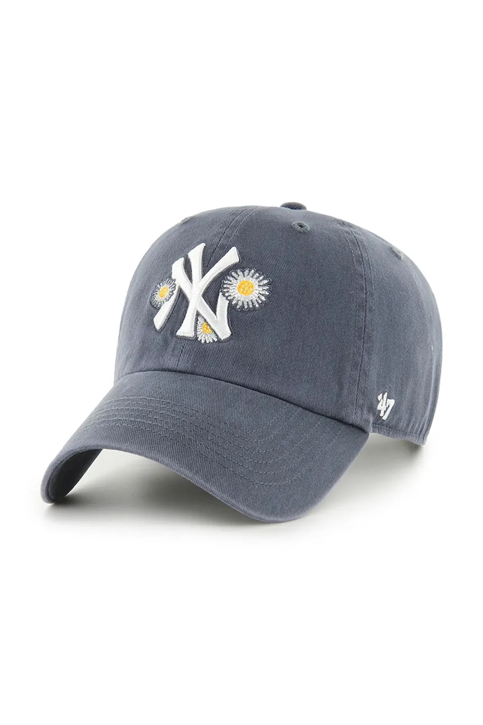 47 brand șapcă de baseball din bumbac MLB New York Yankees bumbac gri B.ICACL17GWS.VN