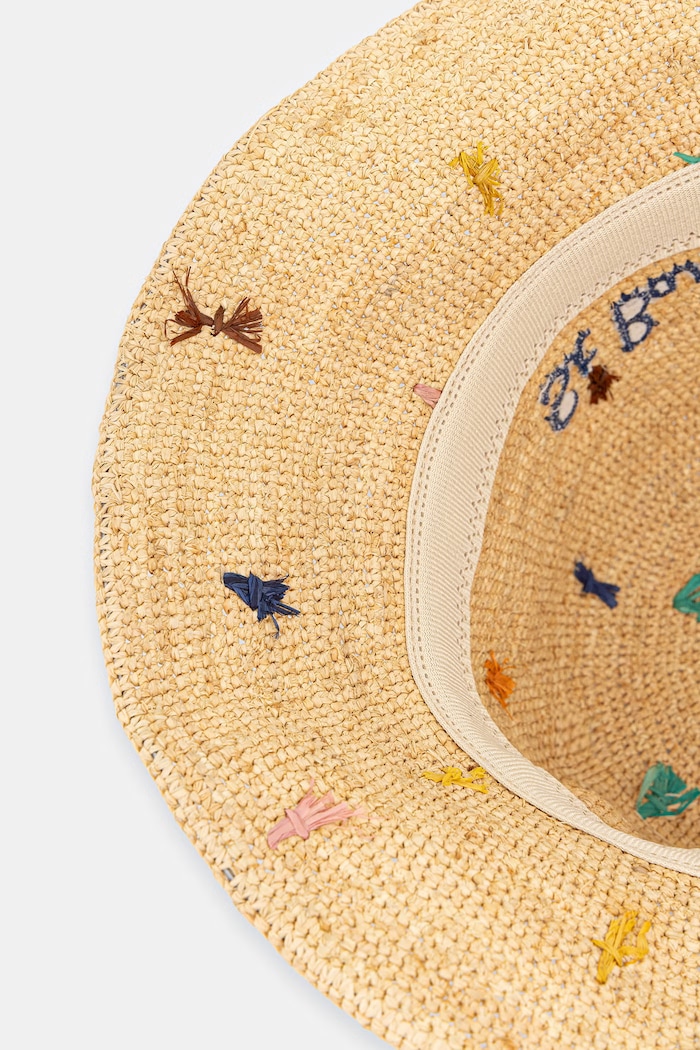 MC2 Saint Barth bucket hat pentru femei împletită RHAT001 bej