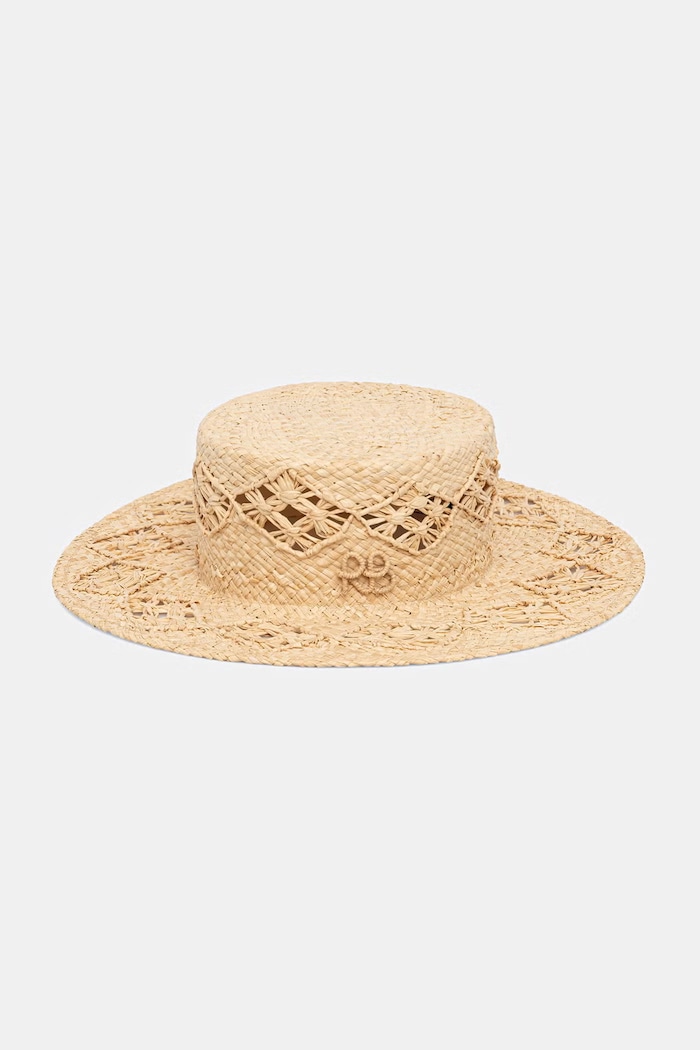 Klobuk Ruslan Baginskiy Boater Hat Drugo bež CNT036.STR.DRK.SRB