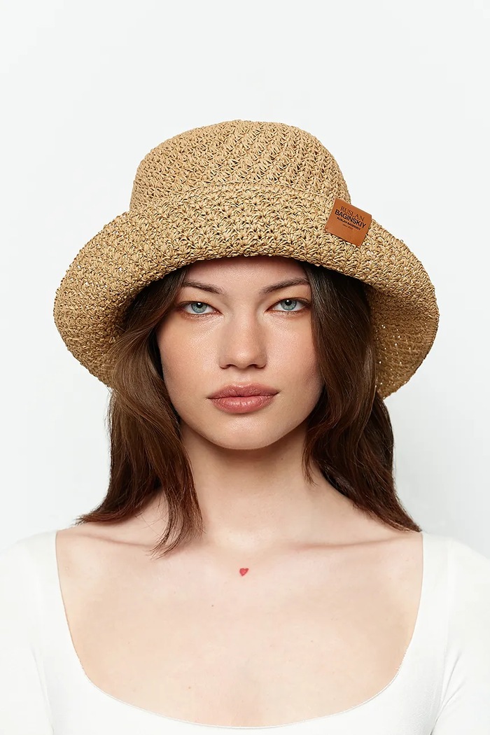 Klobouk Ruslan Baginskiy Ruslan Baginskiy Foldable Bucket Hat další béžová BCT036.PSTR.FLTL