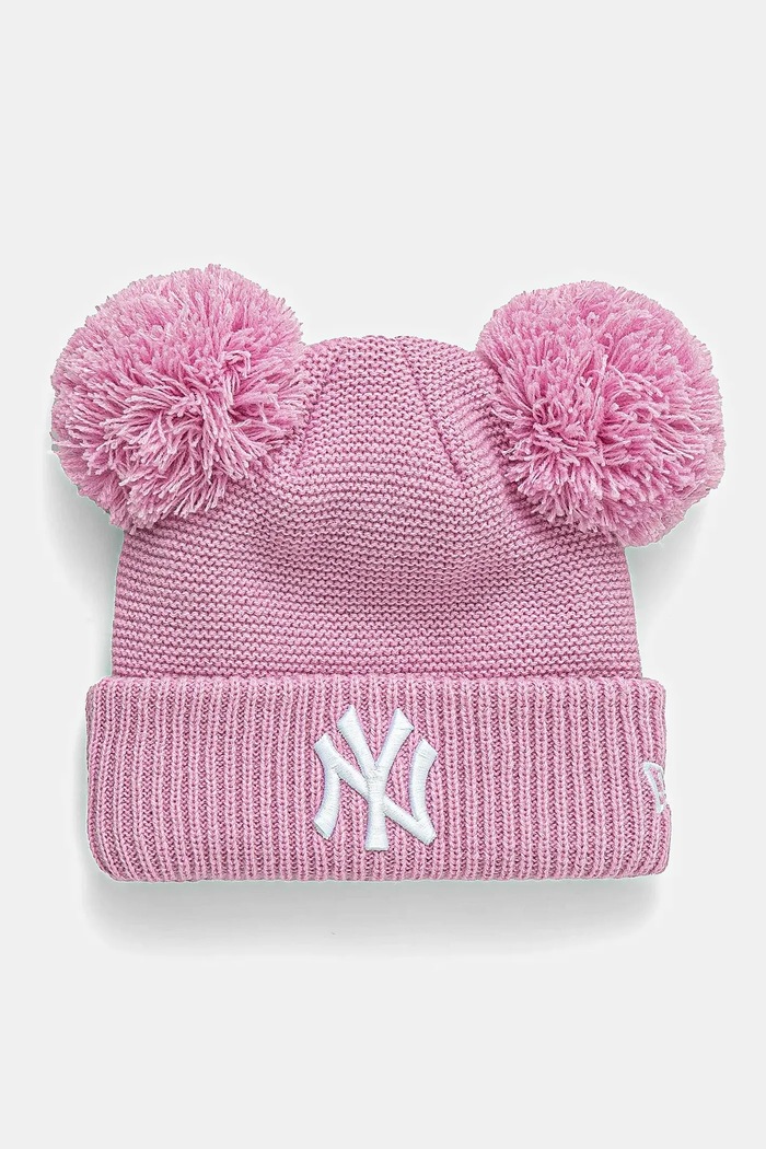 Dětská čepice New Era NEW YORK YANKEES středně silná růžová 60565308
