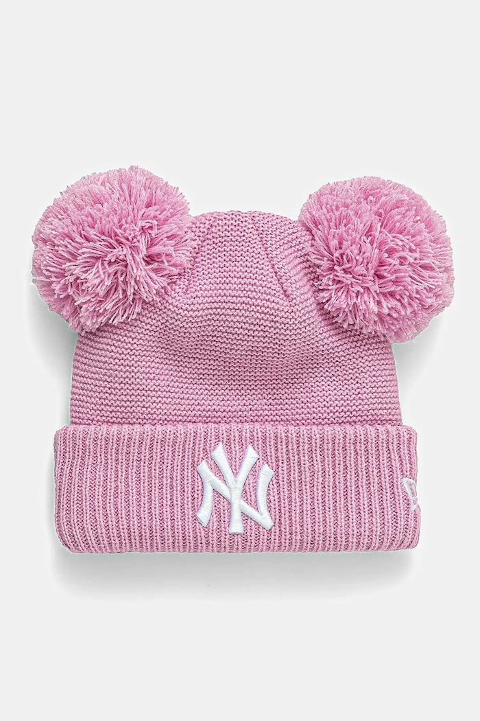 Dětská čepice New Era NEW YORK YANKEES středně silná růžová 60565308