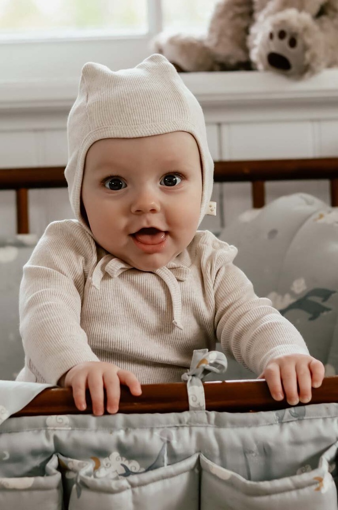 That's mine czapka niemowlęca 20235 bawełna beżowy 020235