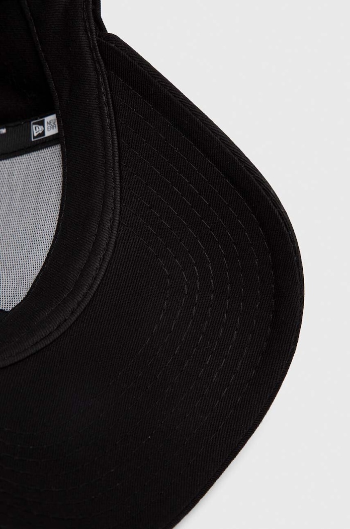 New Era cappello con visiera in cotone bambini nero 12053099