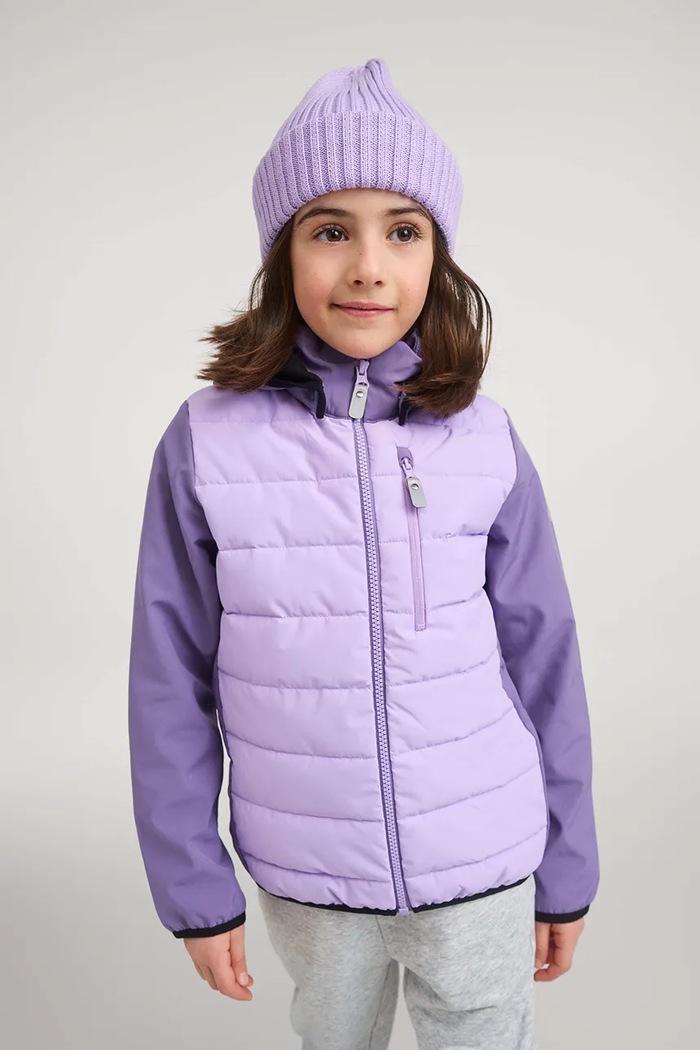 Reima czapka beanie dziecięca bawełniana Hattara fioletowy 5300057B.99KK