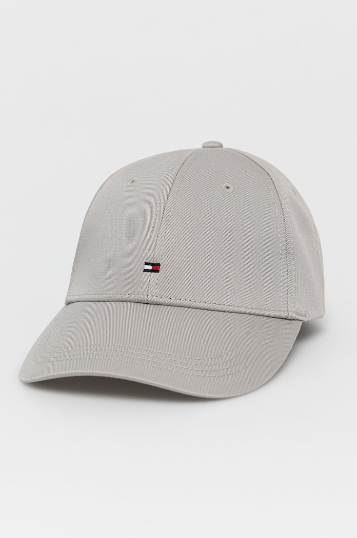 Καπέλο Tommy Hilfiger βαμβάκι γκρί E367895041
