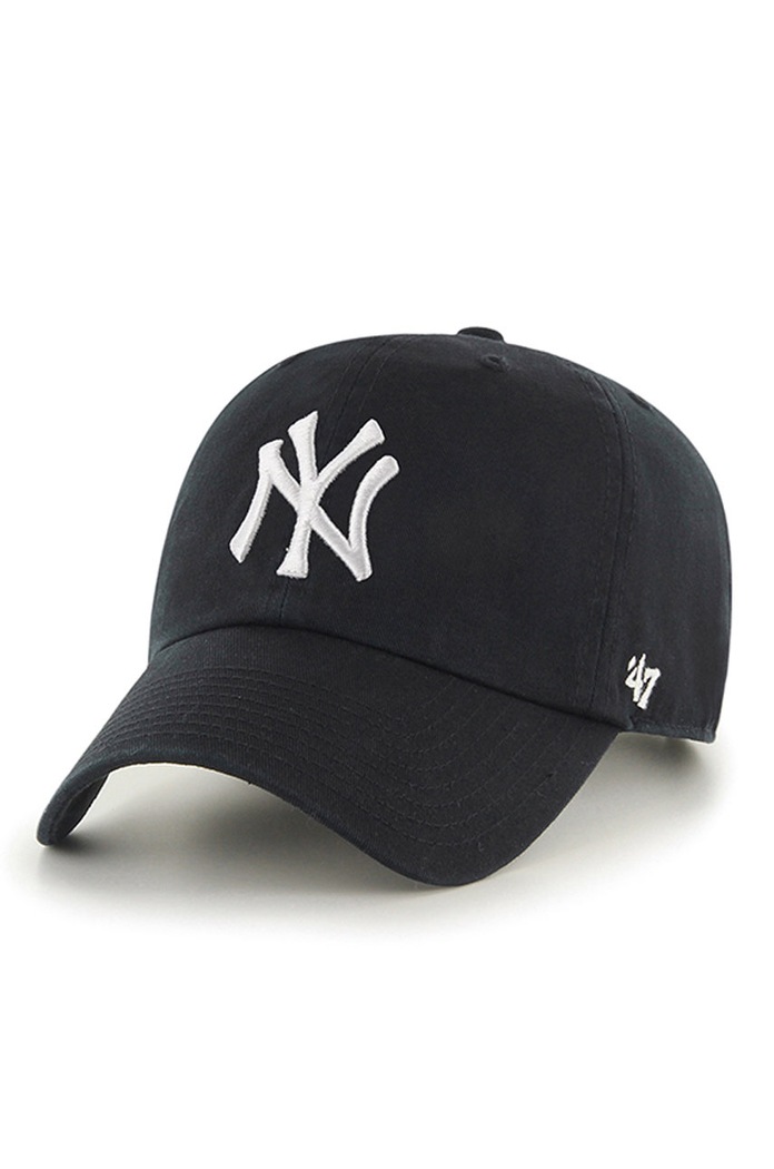 47 brand - Καπέλο New York Yankees Clean Up MLB New York Yankees μαύρο B.RGW17GWS.BKD
