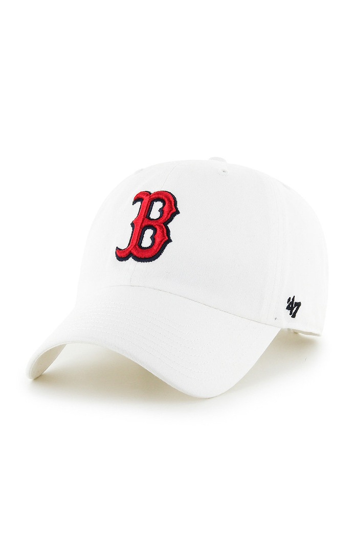 47 brand - Čiapka MLB Boston Red Sox biela B.RGW02GWS.WH