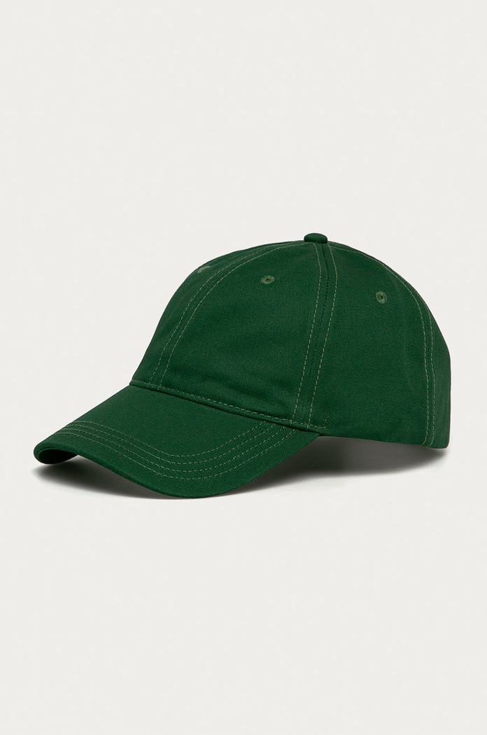 Čiapka Lacoste bavlna zelená RK4709