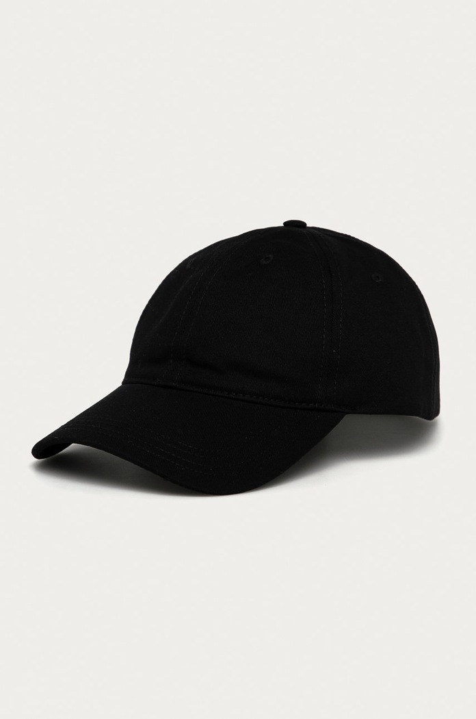 Čiapka Lacoste bavlna čierna RK4709
