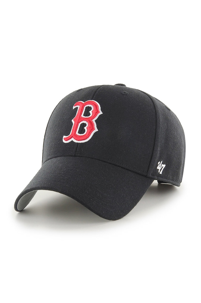 47 brand sapka MLB Boston Red Socks aplikációval fekete B.MVP02WBV.BKF