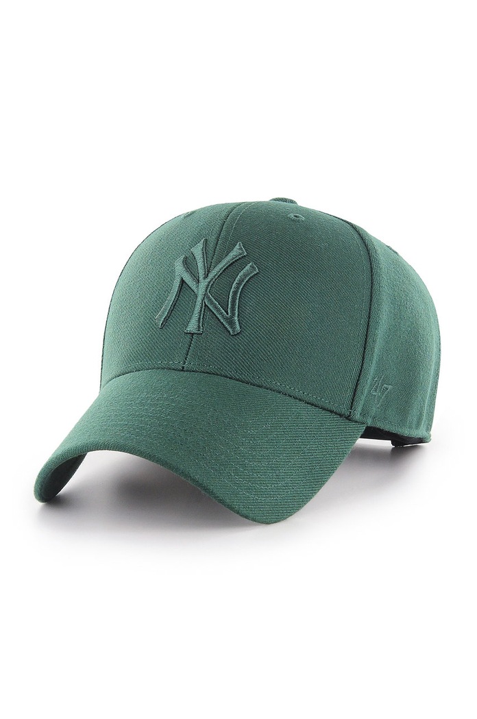 Čepice 47brand MLB New York Yankees s příměsí vlny zelená B.MVPSP17WBP.DGA