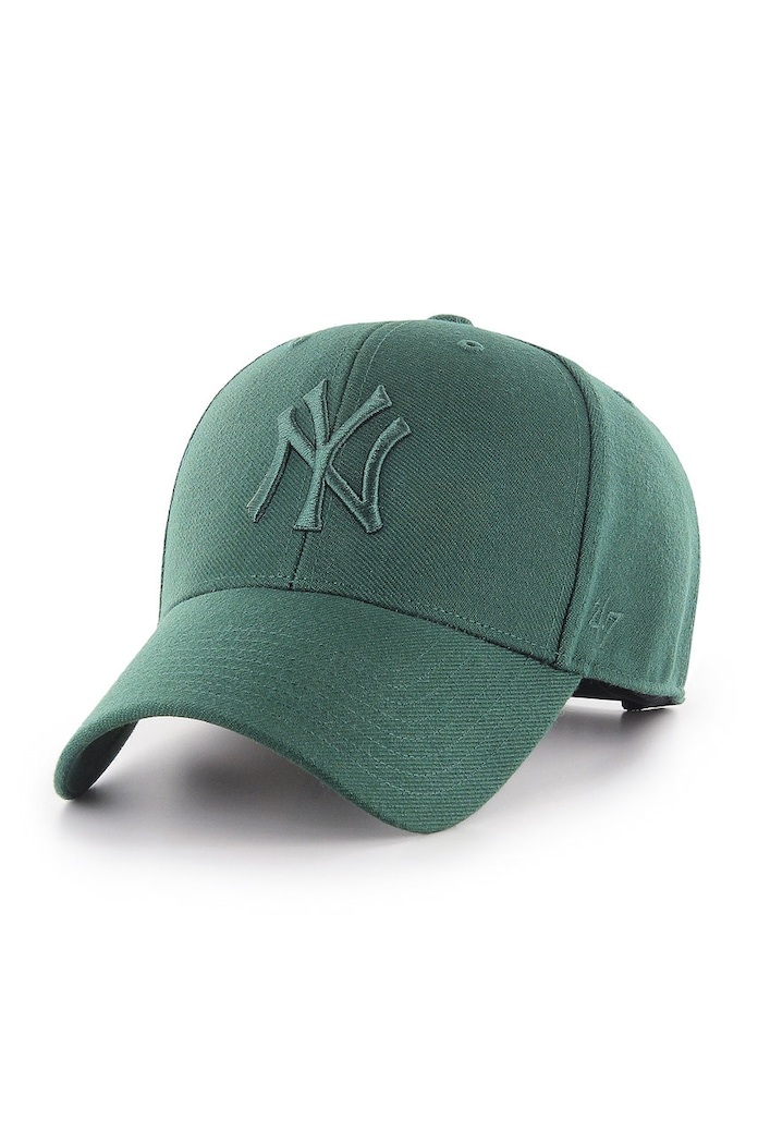 Čepice 47brand MLB New York Yankees s příměsí vlny zelená B.MVPSP17WBP.DGA