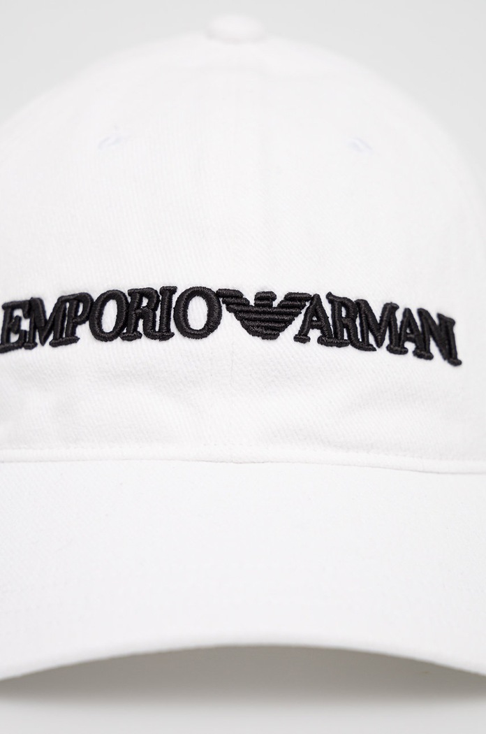 Emporio Armani șapcă din bumbac 627901.CC994.NOS alb AA00
