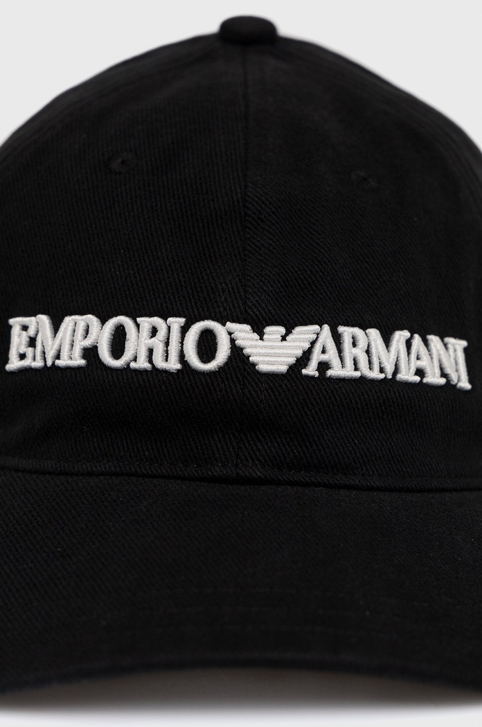 Emporio Armani șapcă din bumbac 627901.CC994.NOS negru AA00