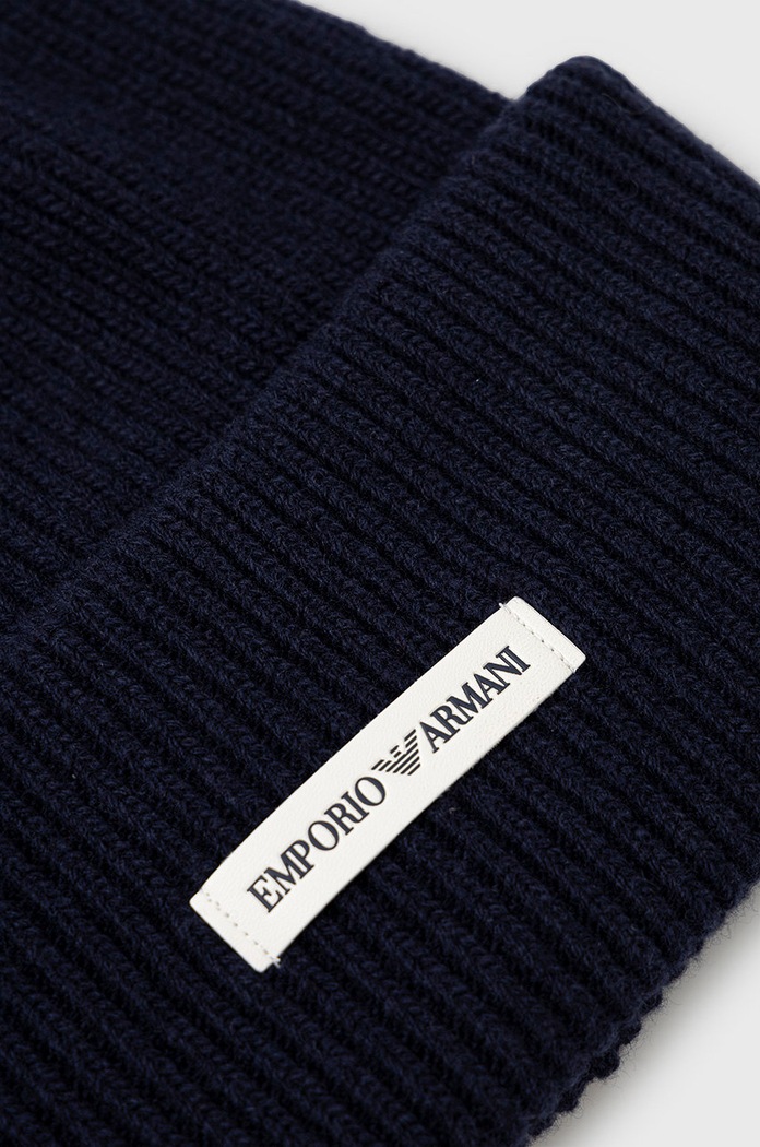 Akcesoria Emporio Armani Czapka 627922.CC992.NOS 627922.CC992.NOS granatowy