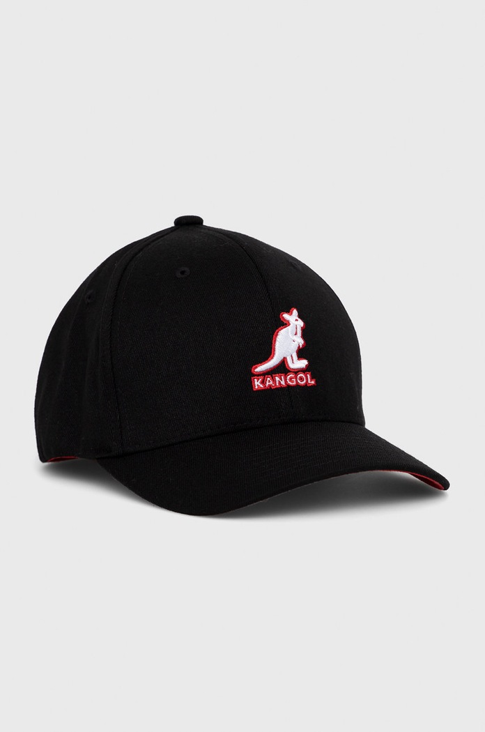 Kangol Czapka z domieszką wełny z domieszką wełny czarny 5128BC.BK001