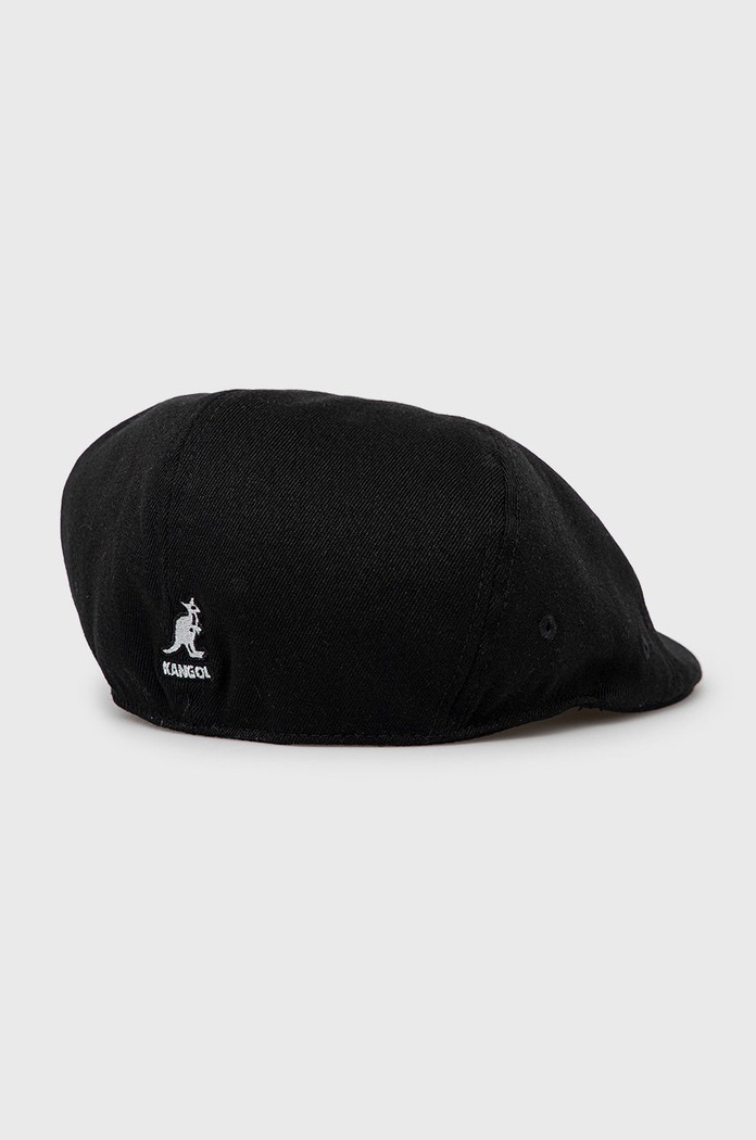 Kangol kaszkiet z domieszką wełny z domieszką wełny czarny K0873CO.BK001