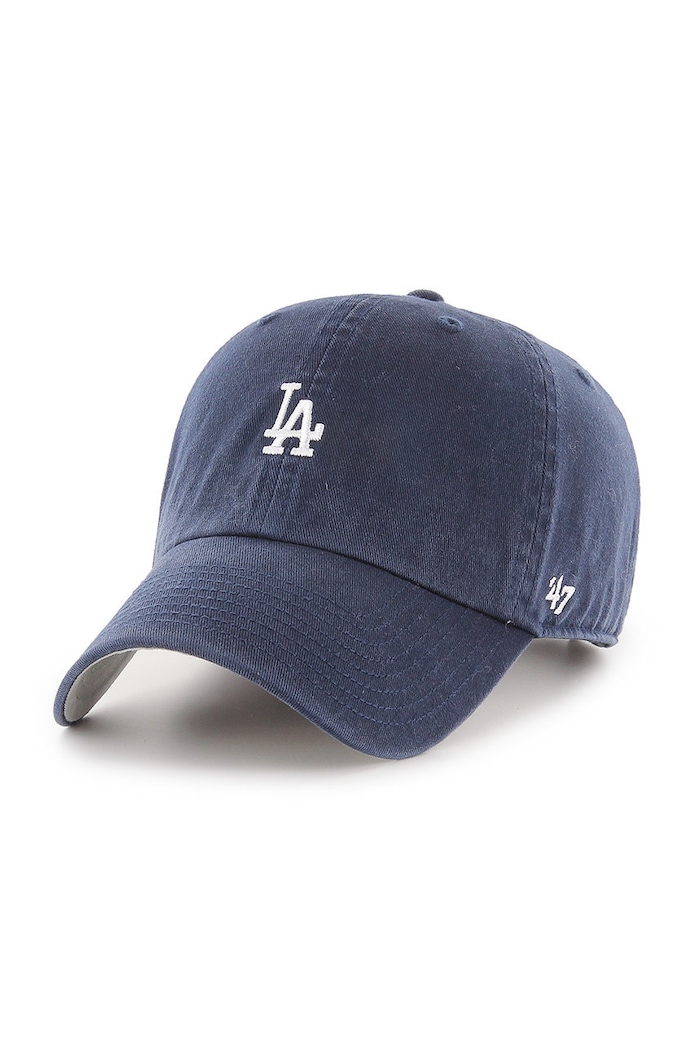 47brand șapcă Los Angeles Dodgers bumbac bleumarin B.BSRNR12GWS.NYC