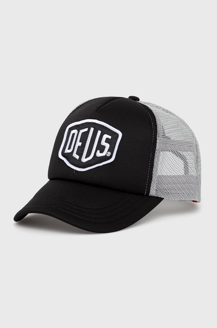 Čepice Deus Ex Machina nášivka šedá DMS07875