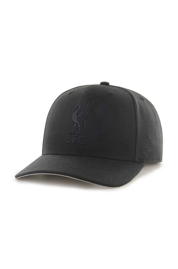 47 brand sapka gyapjú keverékből EPL Liverpool FC aplikációval fekete EPL.CLZOE04WBP.BKC