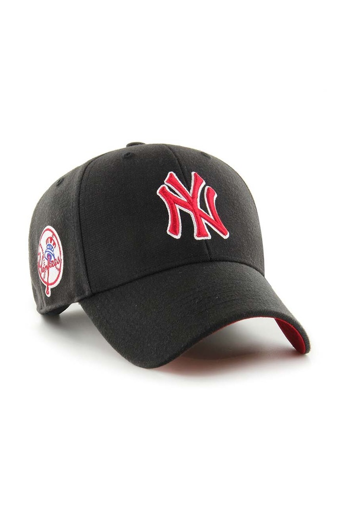 47 brand sapka gyapjú keverékből MLB New York Yankees B.SUMVP17WBP.BK fekete AA00