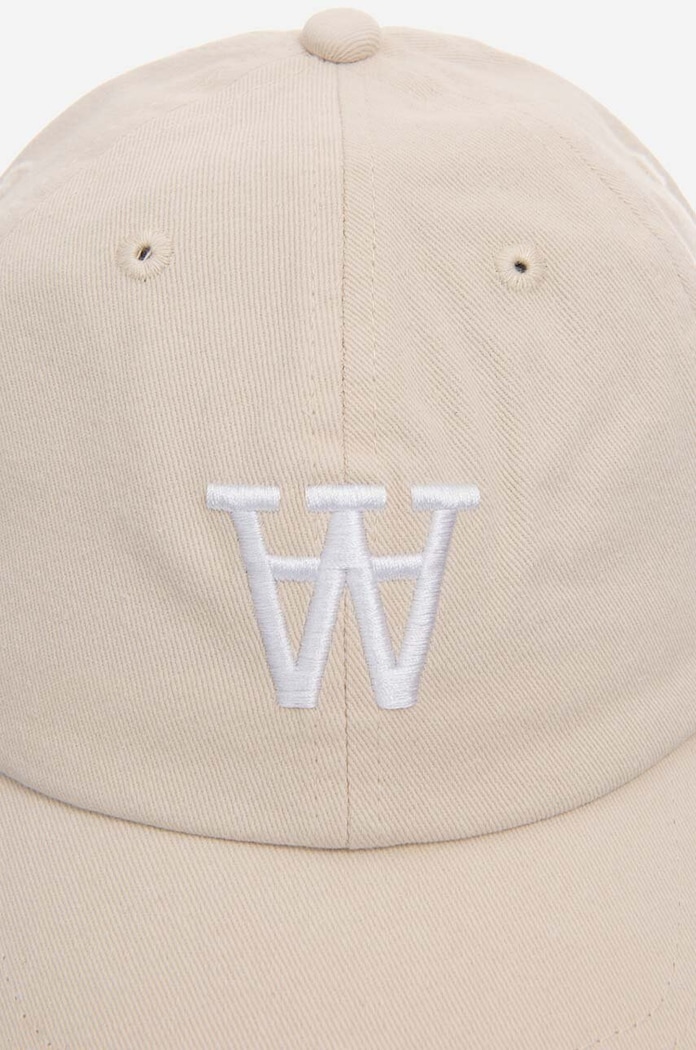 Bavlněná baseballová čepice Wood Wood Eli AA 10250811.7083 bílá SS23
