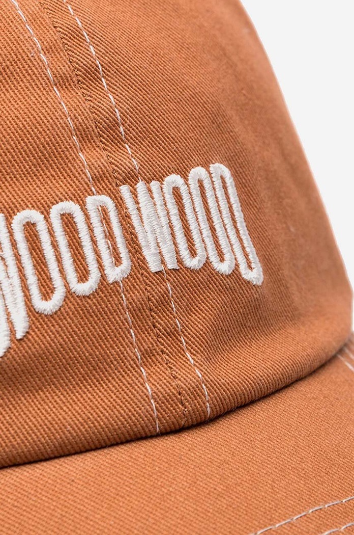Berretto da baseball in cotone Wood Wood marrone 12240807.7083