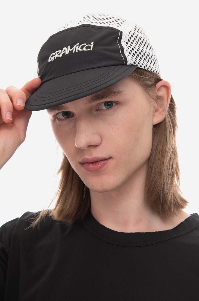 Gramicci baseball cap Beach Cap applique black G3SA.040