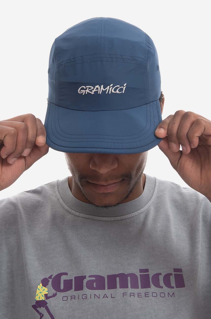 Gramicci baseball cap Shell Jet Cap applique navy G2SA.029