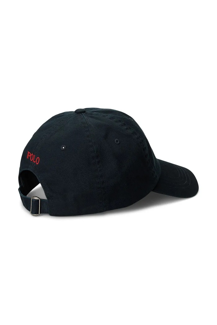 Polo Ralph Lauren șapcă de baseball din bumbac 710548524 negru AA00