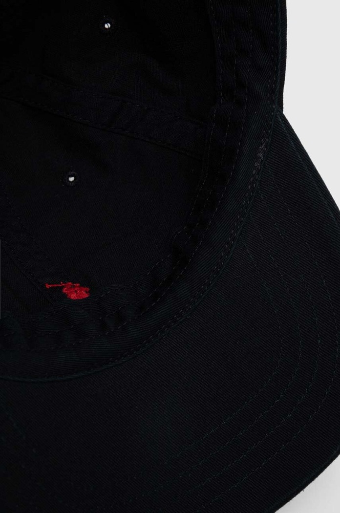 Bavlněná baseballová čepice Polo Ralph Lauren černá 710548524