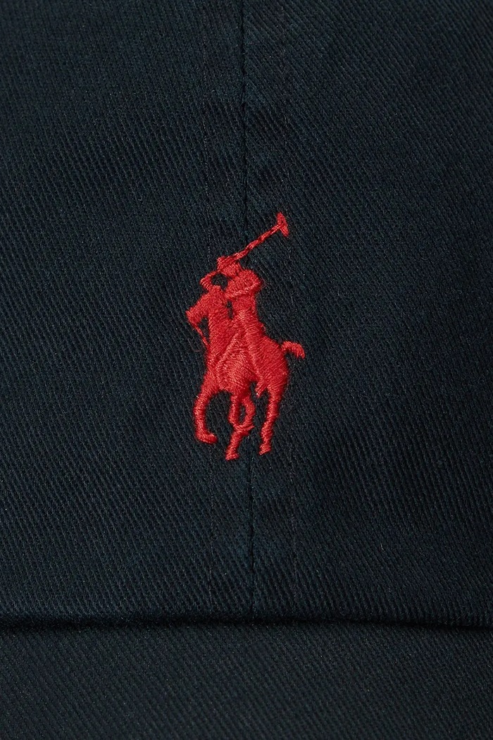 Pamučna kapa sa šiltom Polo Ralph Lauren crna 710548524