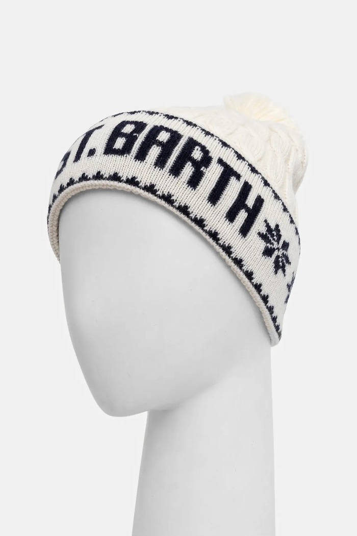 Аксесоари Вълнена шапка MC2 Saint Barth WILH004 бежов