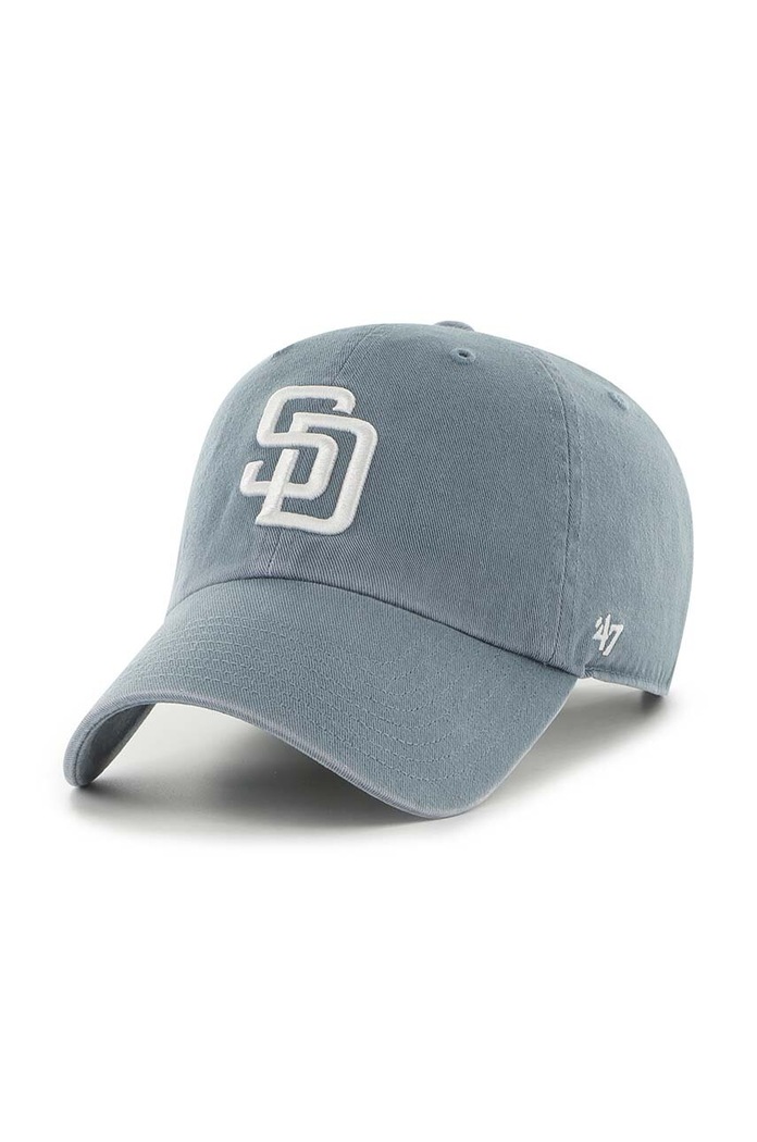 47 brand czapka z daszkiem MLB San Diego Padres aplikacja szary B.NLRGW21GWS.S0