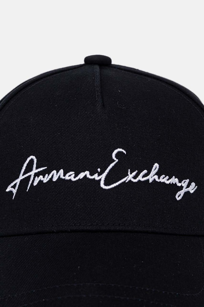 Bavlněná baseballová čepice Armani Exchange 954224.CC516.NOS námořnická modř AA00