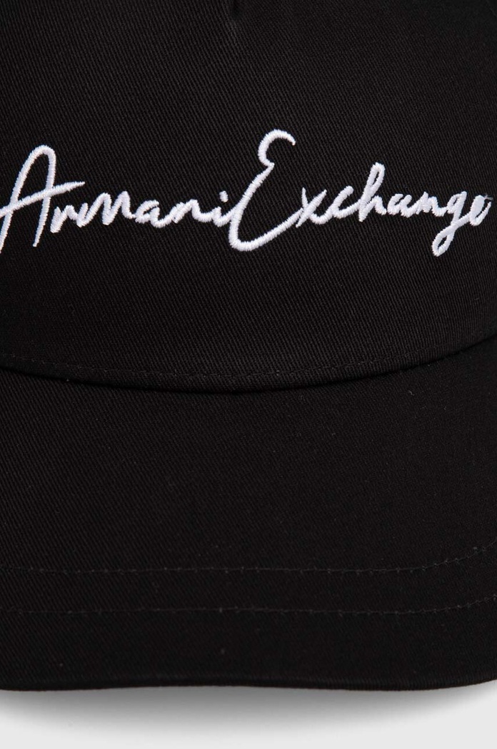 Pamučna kapa sa šiltom Armani Exchange 954224.CC516.NOS crna AA00