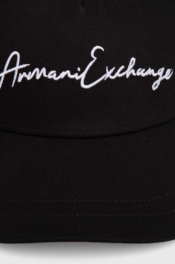 Pamučna kapa sa šiltom Armani Exchange 954224.CC516.NOS crna AA00