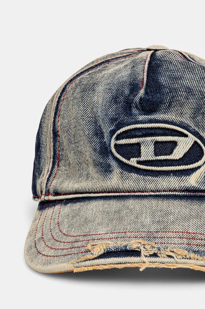 Diesel șapcă de baseball din bumbac C-SEYMON A06467.0DGAV albastru AA00