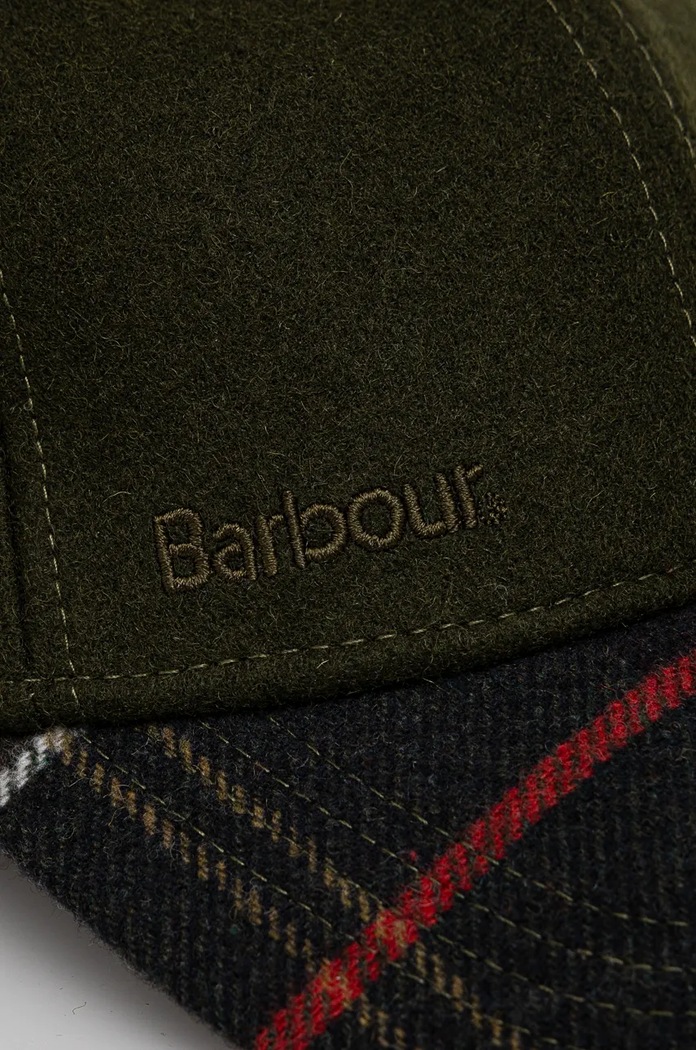 Vlněná kšiltovka Barbour MHA0815 zelená AA00