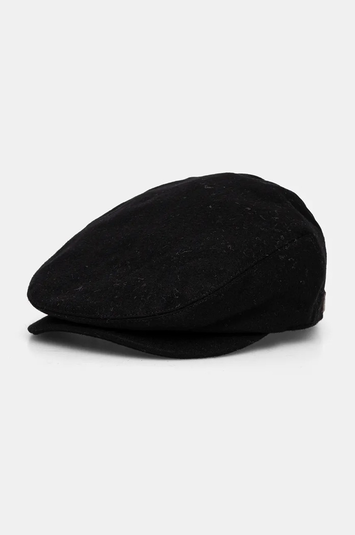 Barbour kaszkiet wełniany wełna czarny MHA0439