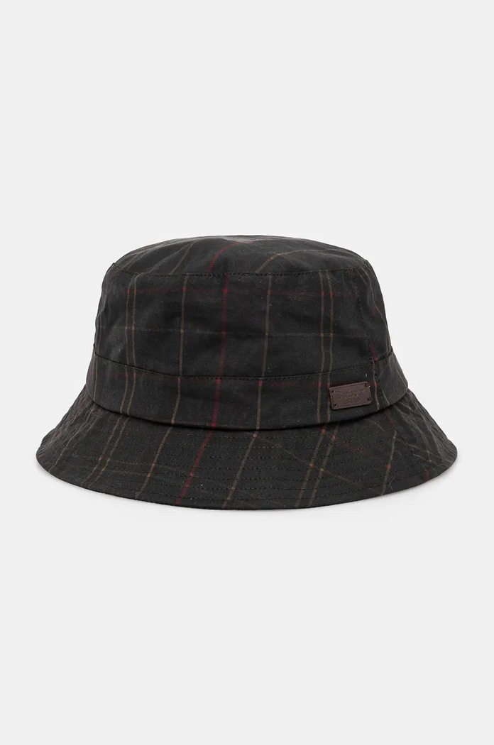 Klobouk Barbour bavlna zelená MHA0569