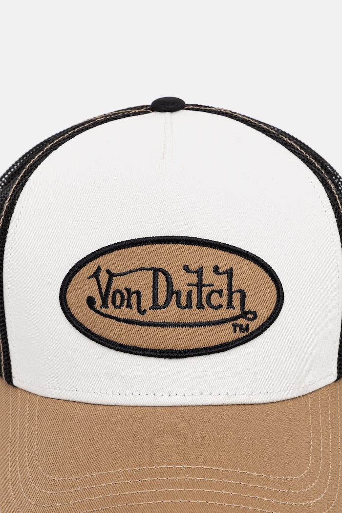 Von Dutch Czapka z daszkiem męska VD.0.CAS1 brązowy AA00
