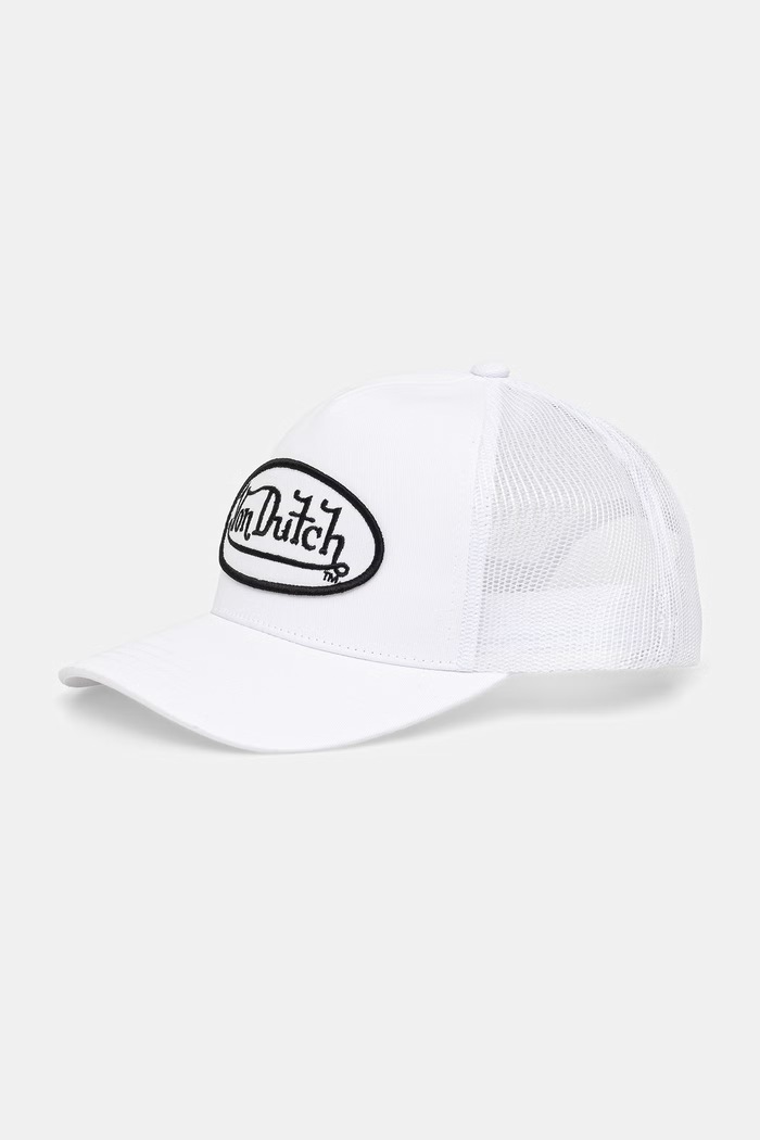 Von Dutch Καπέλο trucker λευκό VD.0.CAS1.COL