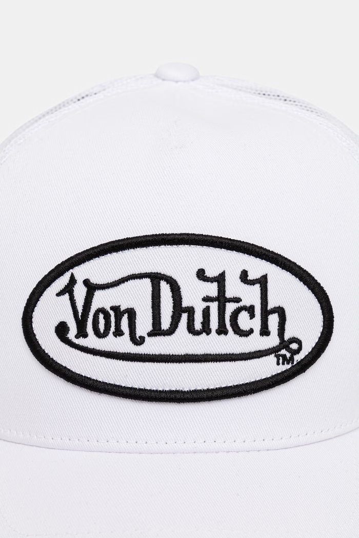 Von Dutch Καπέλο trucker VD.0.CAS1.COL λευκό AA00