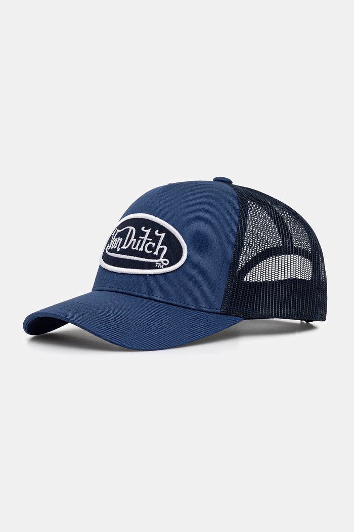 Von Dutch trucker cap aplikacja niebieski VD.0.CAS1.COL
