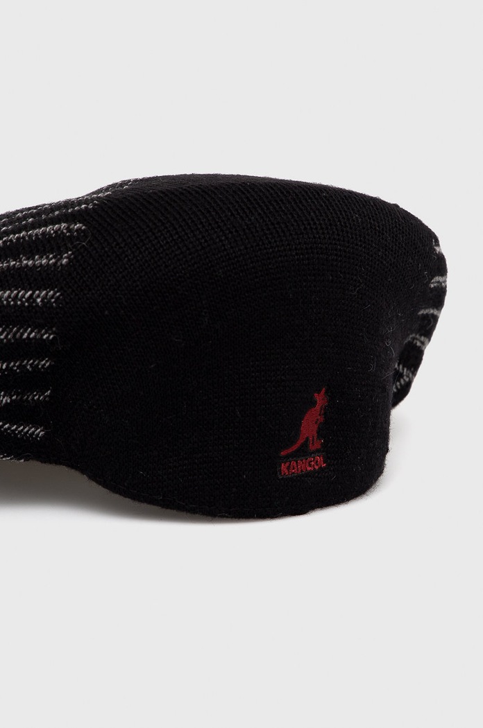 Kangol Kaszkiet z domieszką wełny K3518.BK001 czarny AA00