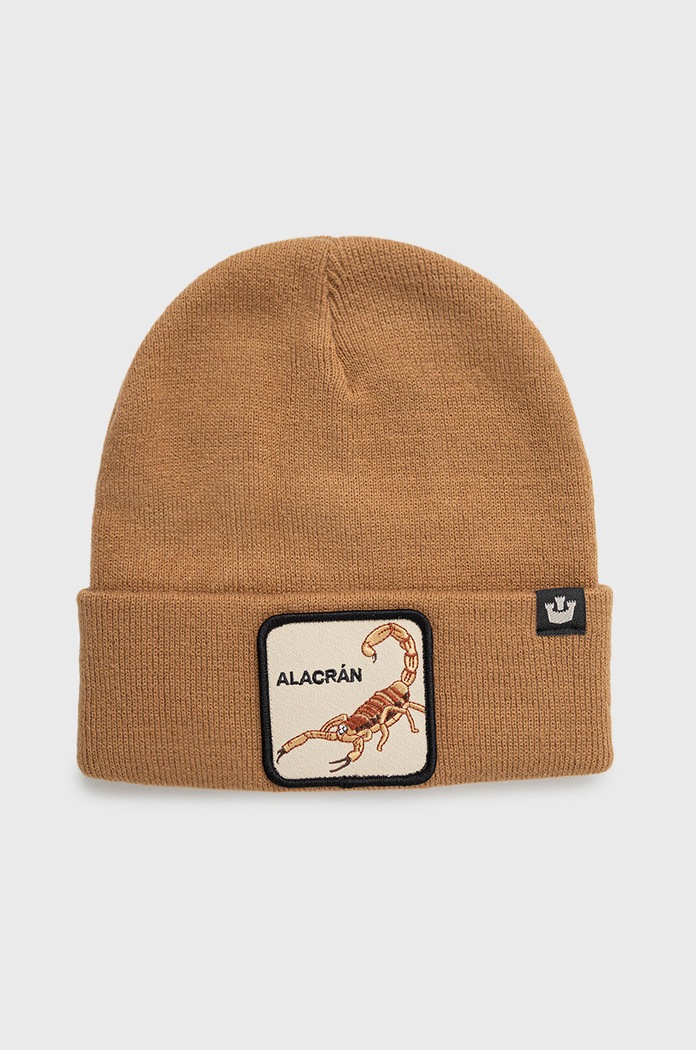 Goorin Bros Czapka aplikacja brązowy 107.0214