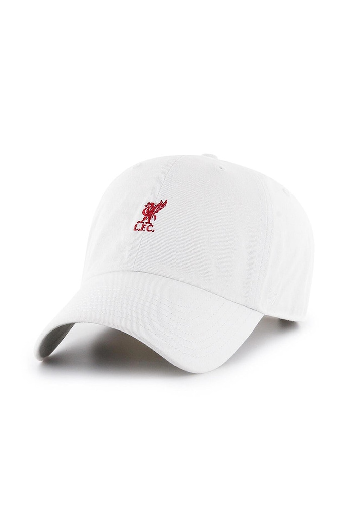Kšiltovka 47brand EPL Liverpool bavlna bílá EPL.BSRNR04GWS.WH