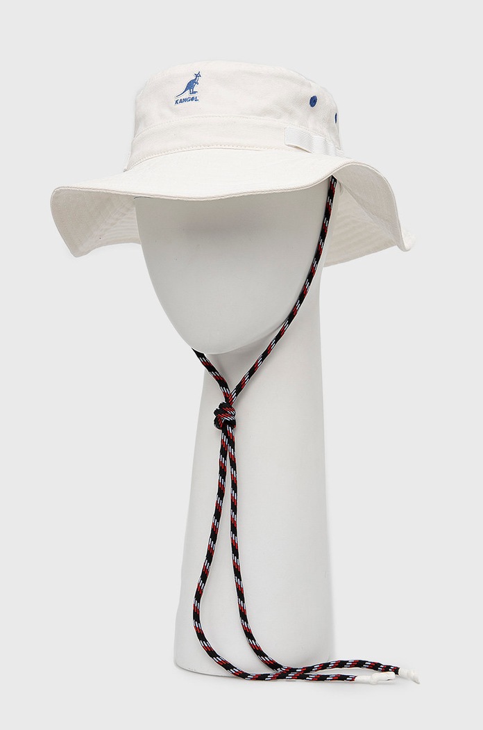 Kangol pălărie din bumbac bumbac alb K5302.OF101